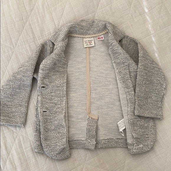 NWOT Zara Baby Boy Knit Blazer - Picture 5 of 5